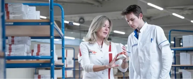 Two doctors talking