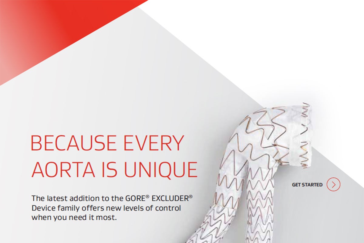 GORE® EXCLUDER® Conformable AAA Endoprosthesis Product Brochure