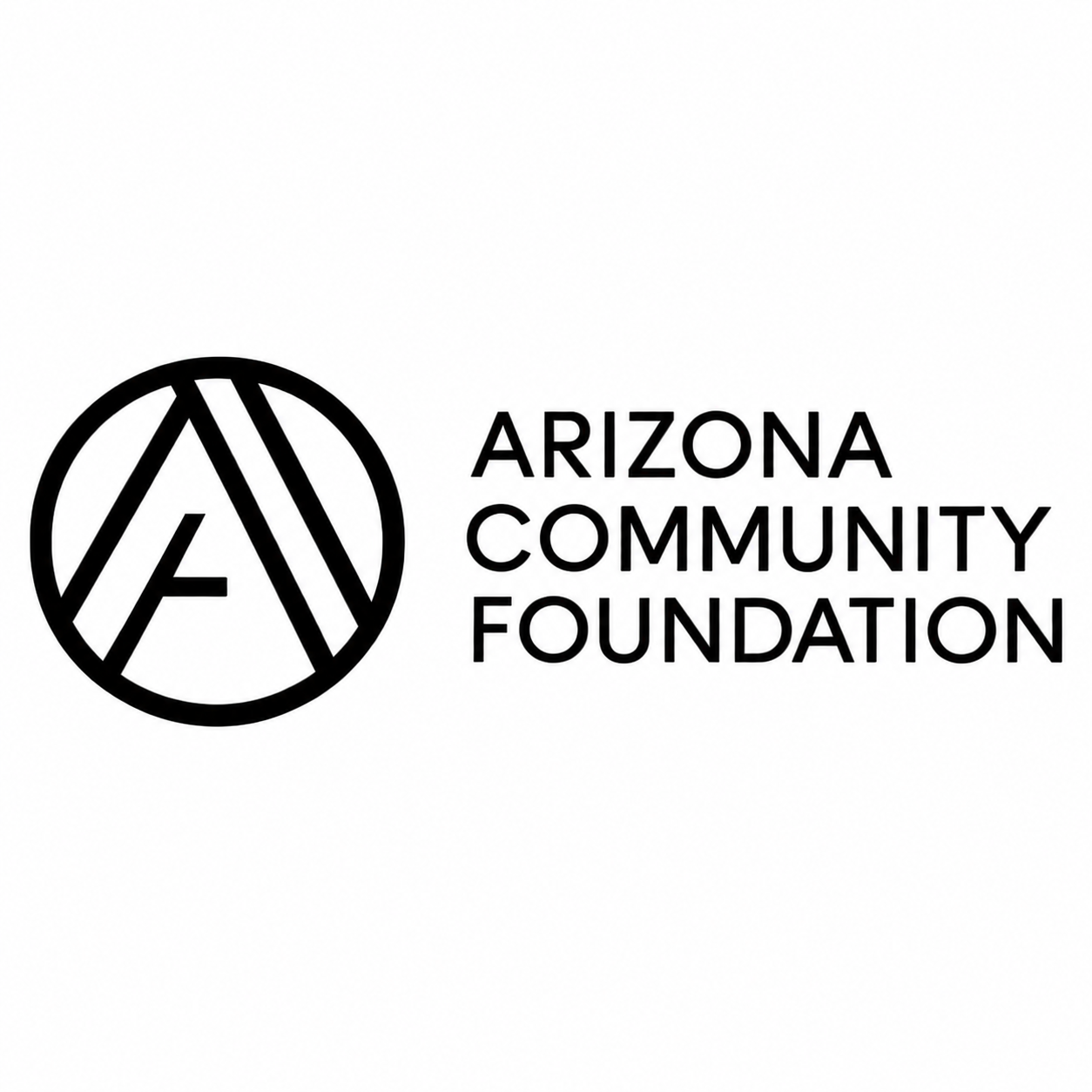 Logo of the Arizona Community Foundation, an independent nonprofit organization based in Phoenix, Arizona.