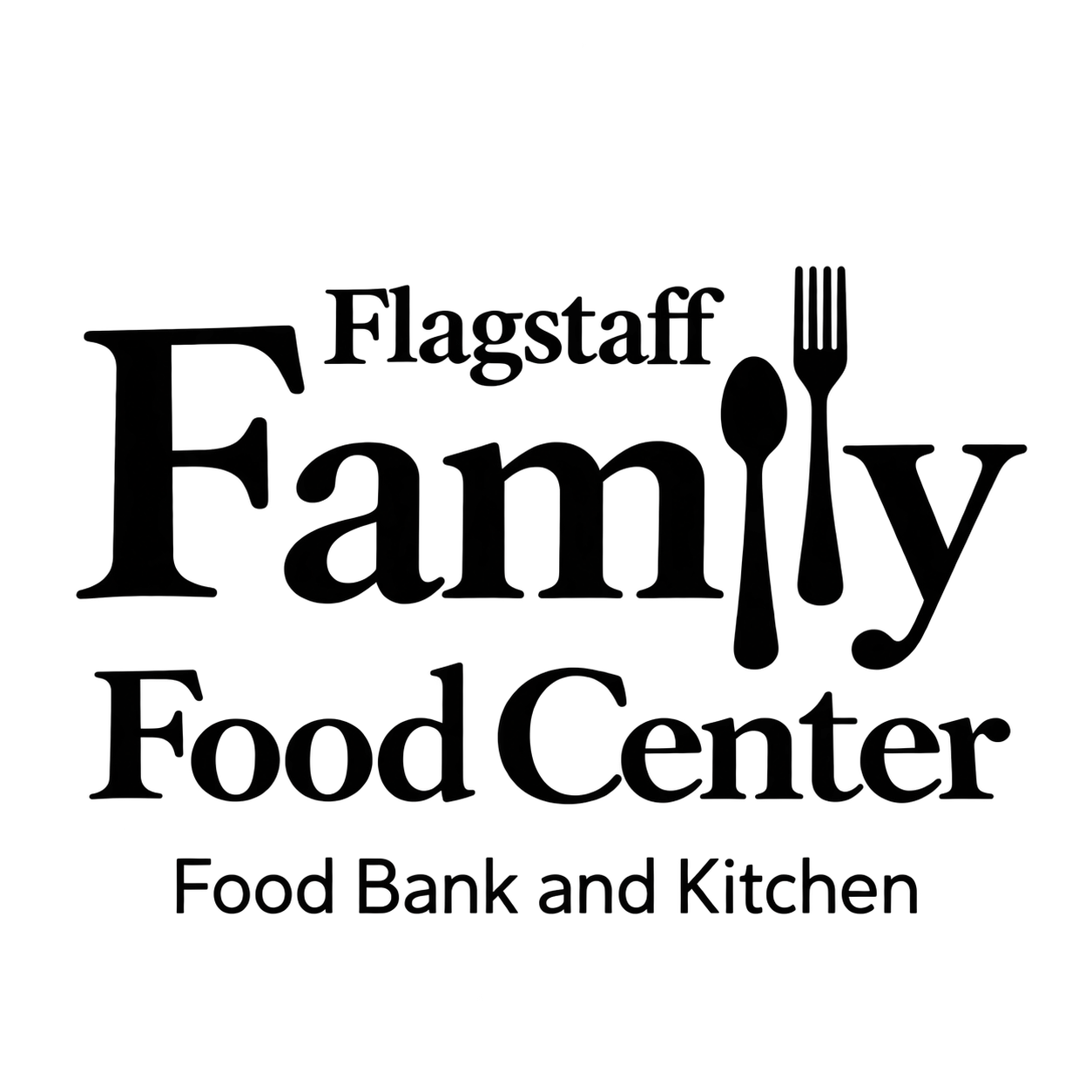 Logo for the Flagstaff Family Food Center: Food Bank and Kitchen, a nonprofit organization in Flagstaff, Arizona