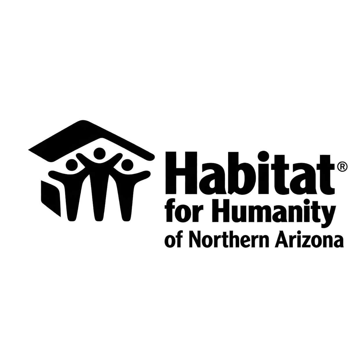 Logo for Habitat for Humanity of Northern Arizona, a local affiliate of the global nonprofit organization Habitat for Humanity International