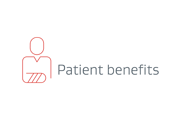 Image of patient benefits