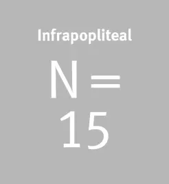 N=15