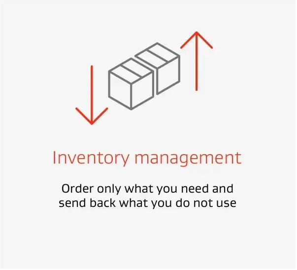 Save time with inventory management