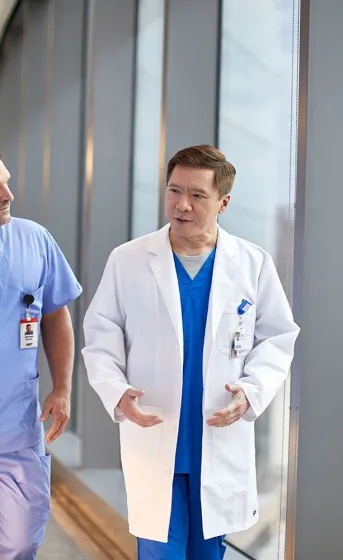 two doctors working