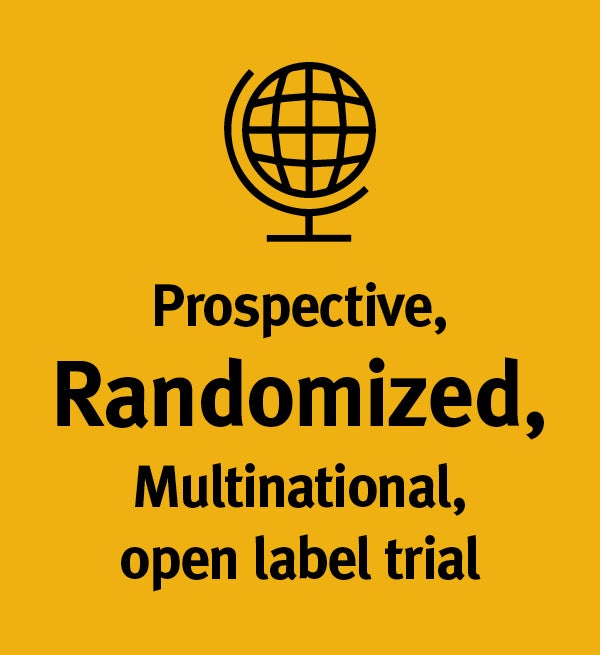 Prospective, Randomized, Multinational, open label trial
