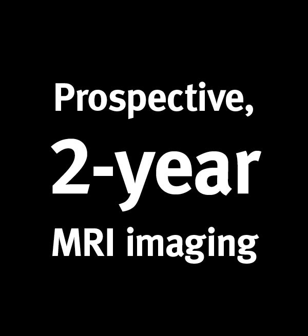 Prospective, 2-year MRI imaging